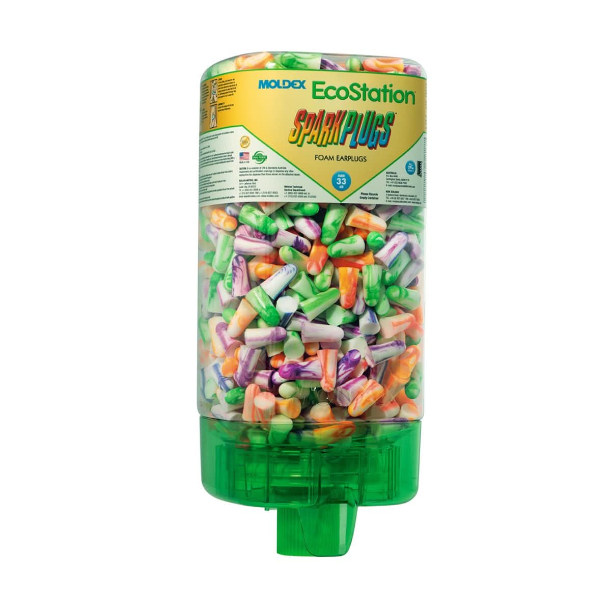 Moldex EcoStation - SparkPlugs 29dB Class 5 - 6703 (Refill of 500 Pairs)