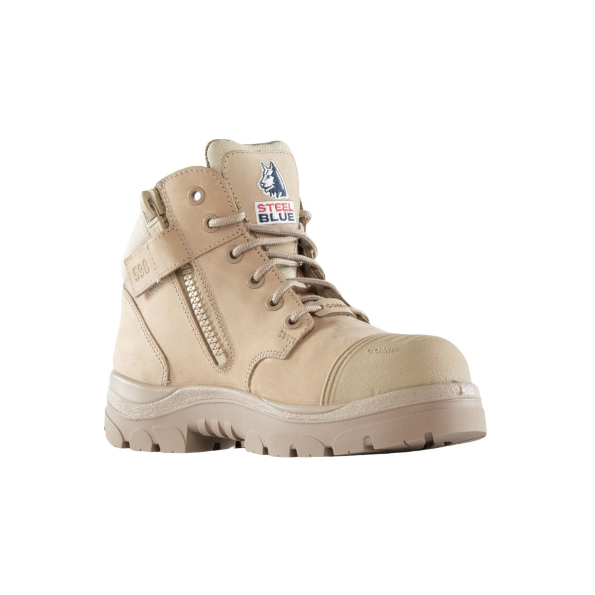 Steel Blue Parkes Zip: Scuff Composite Safety Boot 318598