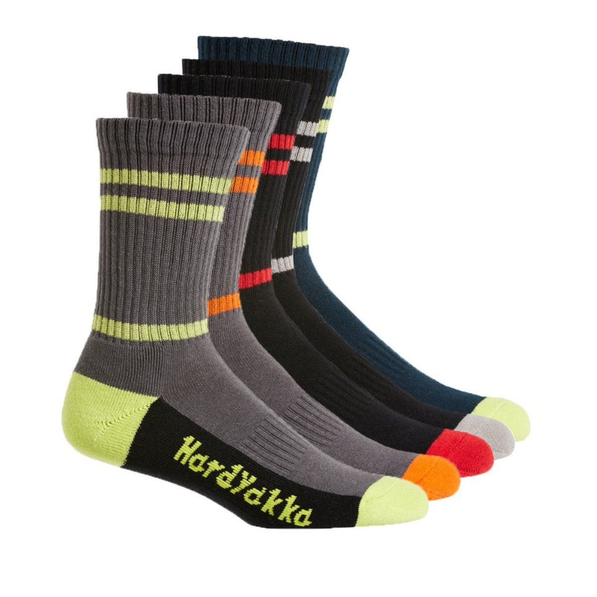 Hard Yakka Cotton Crew Work Sock 5 Pack Y20035