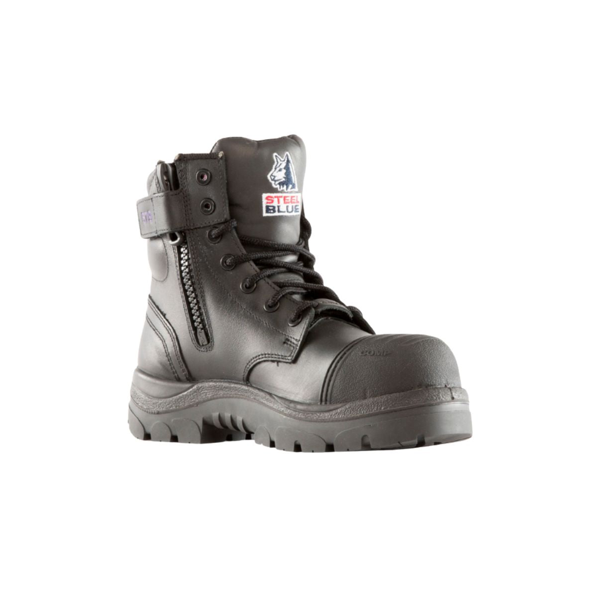 Steel Blue Argyle® Ladies: Scuff Composite Zip Sided Safety Boot 518579