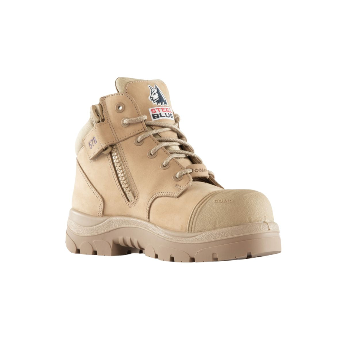 Steel Blue Parkes Zip Ladies: Scuff Composite Safety Boot 518578