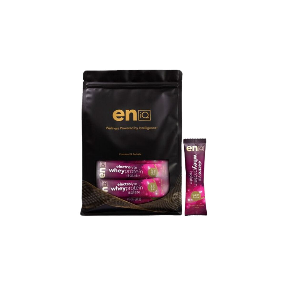 eniQ Electrolyte Whey Protein Isolate - Various Flavours (Pack of 24 or 1KG Tub)