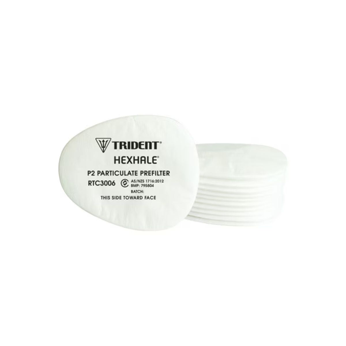 Respirator TRIDENT® HEXHALE® P2 Particulate PreFilter (10)