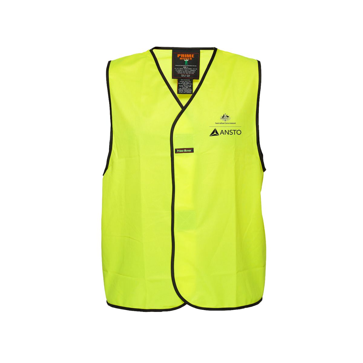 ANSTO Visitor Class D HiVis Safety Vest AN-MV120