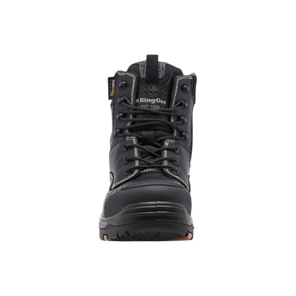 KingGee ONYX 6CZ Composite Toe Work Boot - Black K28000