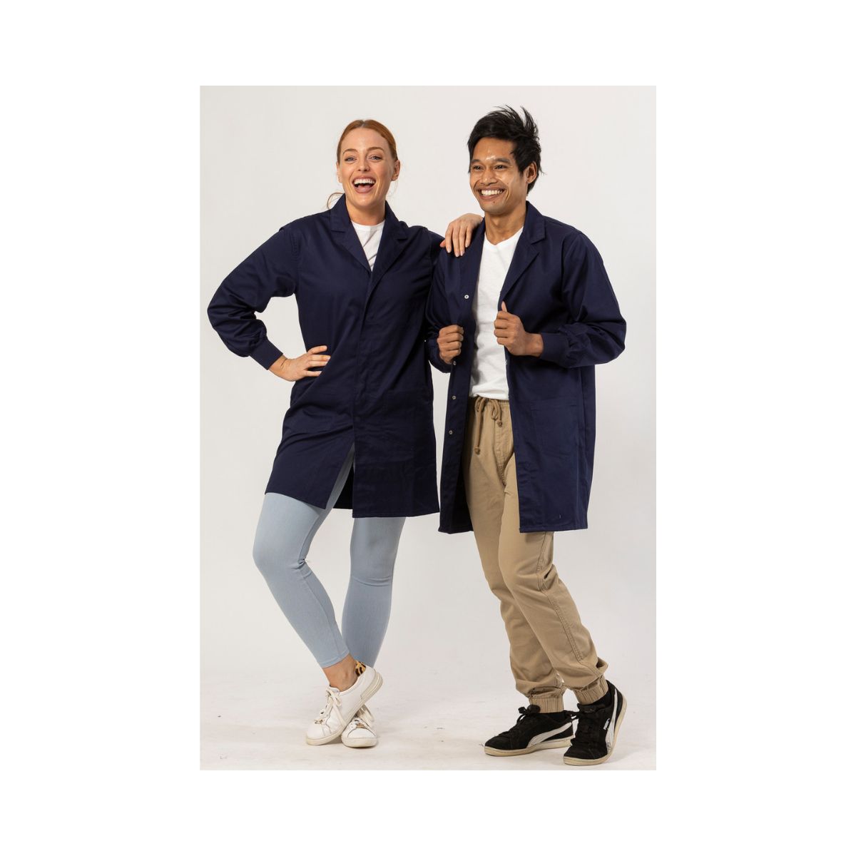 Source SBG Lab Coat Navy - Unisex