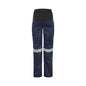 WORKCRAFT Maternity Cargo Reflective Cotton Drill Work Pants WPL080