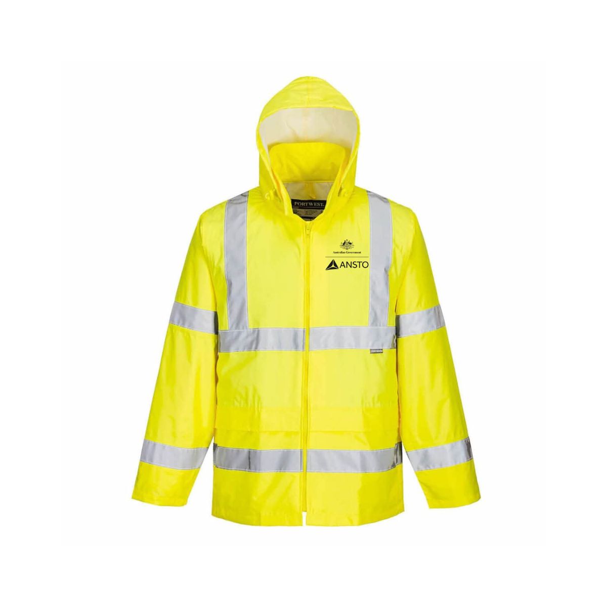 ANSTO Hi-Vis Rain Jacket AN-H440YE