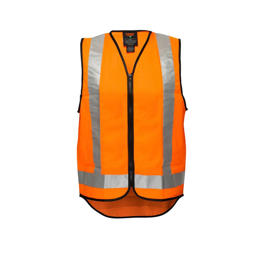 Portwest Hi-Vis X Back Zipped Vest MV188