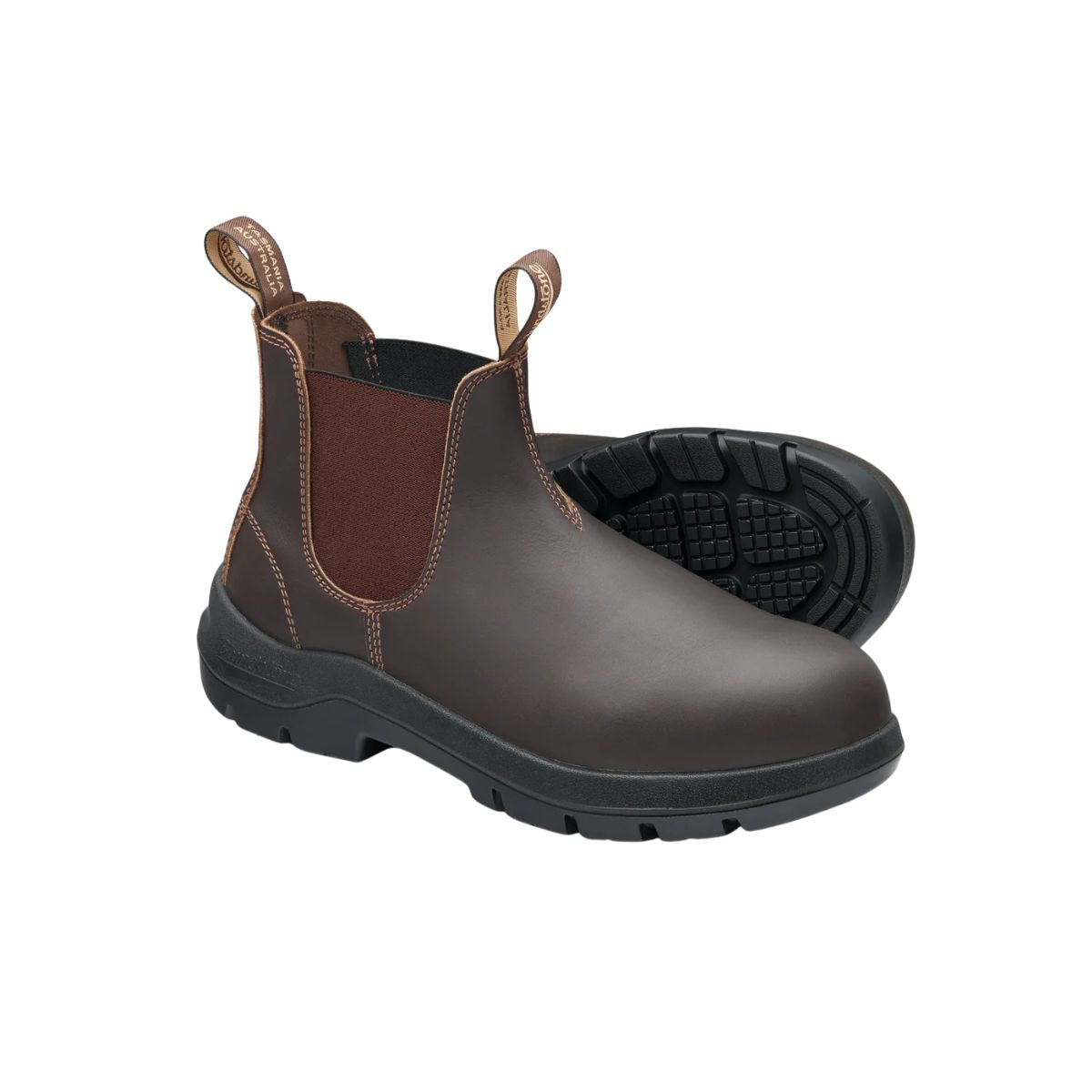 Blundstone Unisex Elastic Sided - Slip on Worklife Boots - Chestnut Brown #710