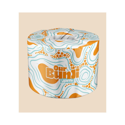 yarn'n Bunji Toilet Paper 2ply 400sheet Recycled Rolls  OBTP48AK07 (Carton of 48)