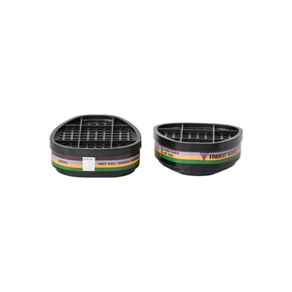 Respirator TRIDENT® HEXHALE® Multi Gas Vapour A1B1E1K1 Filter(Pair)