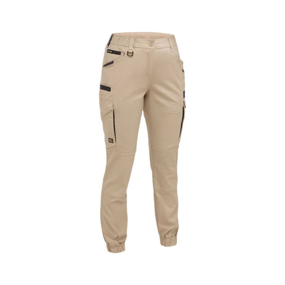Bisley Women's Flx & Move™ Elastic Waist Cargo Cuffed Pants BPCL6237