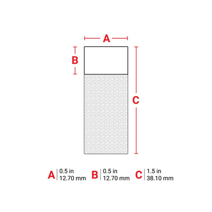 Self-Laminating Vinyl Wrap Around Wire and Cable Labels for M6 & M7 Printers - 38.10 mm (H) x 12.70 mm (W) - (Roll of 500 Labels)