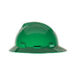 MSA V-Gard Full Brim Hard Hat, Push-Key 4pt Suspension 220925