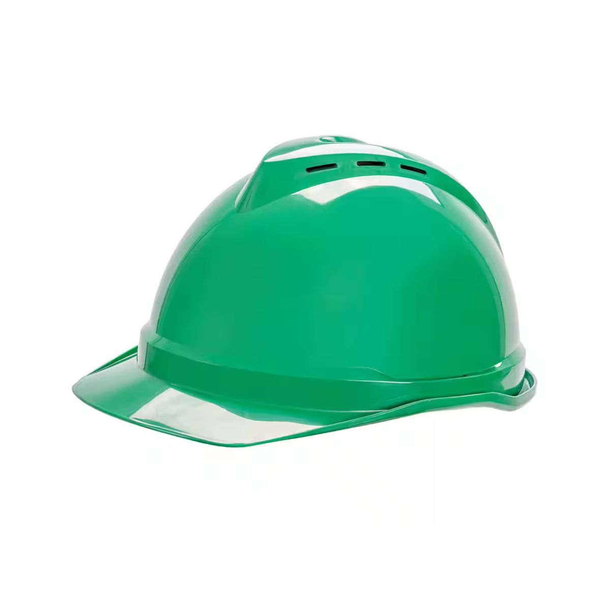 MSA V-Gard 500 Hard Hat, Vented, Push-Key 6pt Suspension 229700V