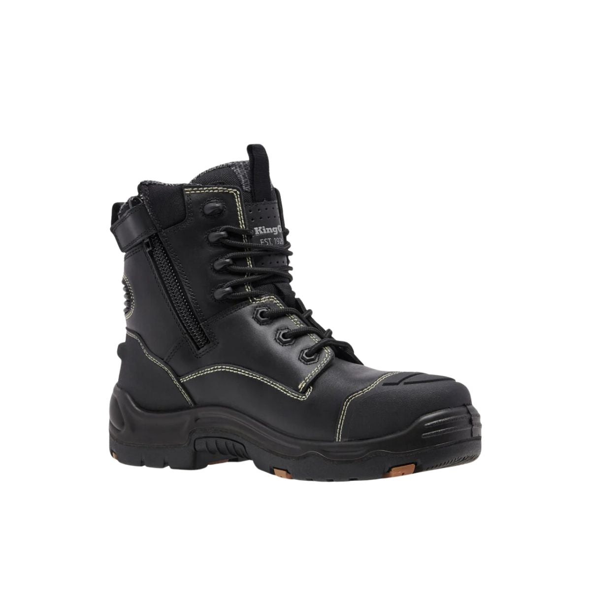 KingGee ONYX 6CZ Composite Toe Work Boot - Black K28000
