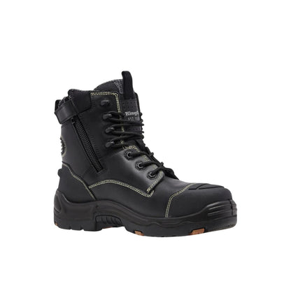 KingGee ONYX 6CZ Composite Toe Work Boot - Black K28000