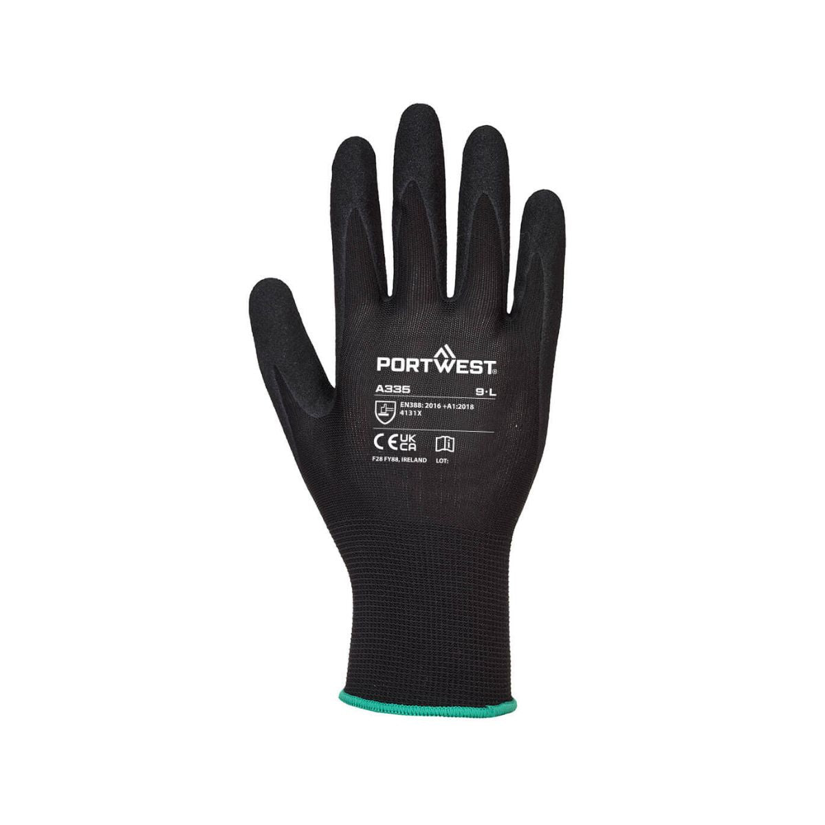 Portwest Dermi-Grip NPR15 Nitrile Sandy Glove A335 (Pack of 12)