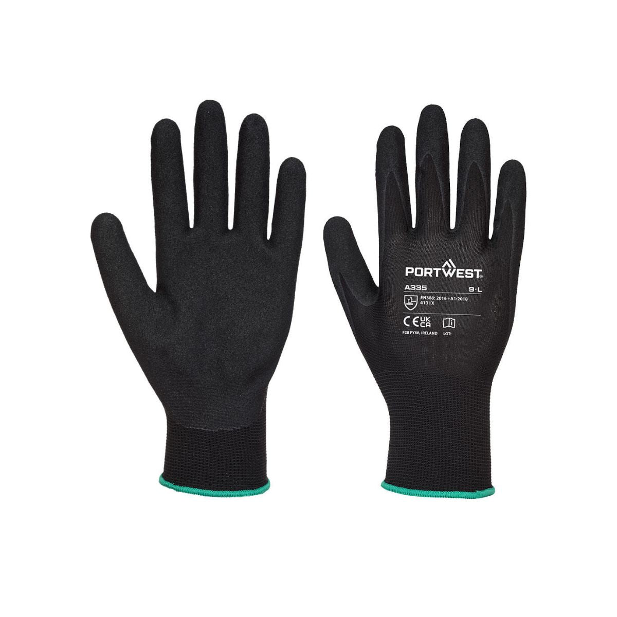 Portwest Dermi-Grip NPR15 Nitrile Sandy Glove A335 (Pack of 12)