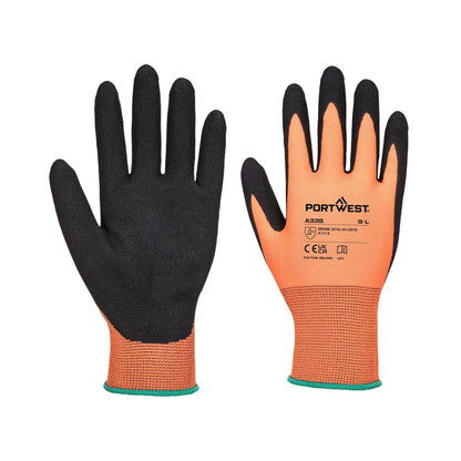 Portwest Dermi-Grip NPR15 Nitrile Sandy Glove A335 (Pack of 12)