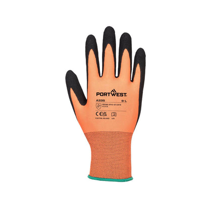 Portwest Dermi-Grip NPR15 Nitrile Sandy Glove A335 (Pack of 12)