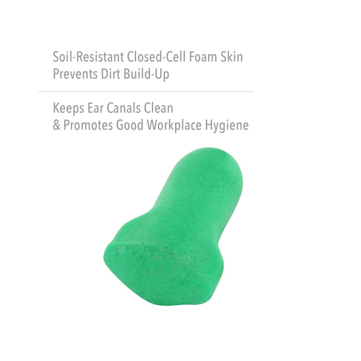 Howard Leight Source 500 Contoured T-Shape Polyurethane Foam Uncorded Earplugs (Box of 500)