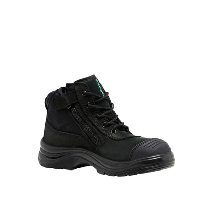 KingGee Women’s Zip/Lace Steel Cap 5" Work Boots