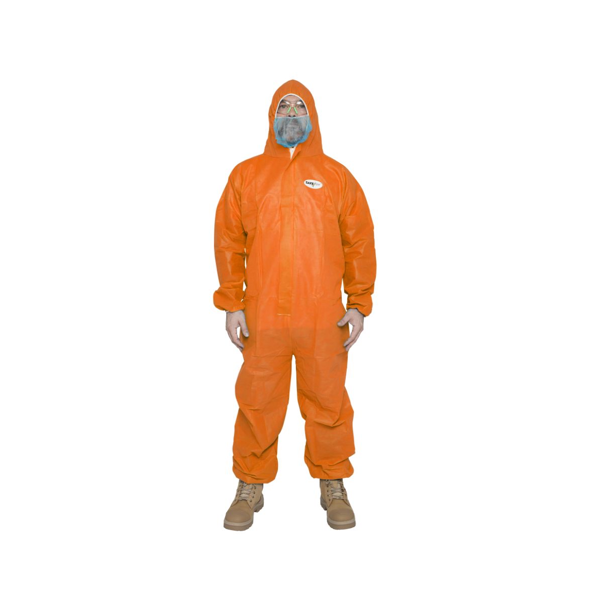SafeRite® Disposable Coverall Orange SMS Type 5/6 SRDCSMSO