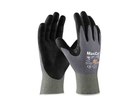 ATG MaxiCut® Ultra™ with AD-APT® - Palm Coated Knitwrist Cut Resistant Gloves 52-4745D