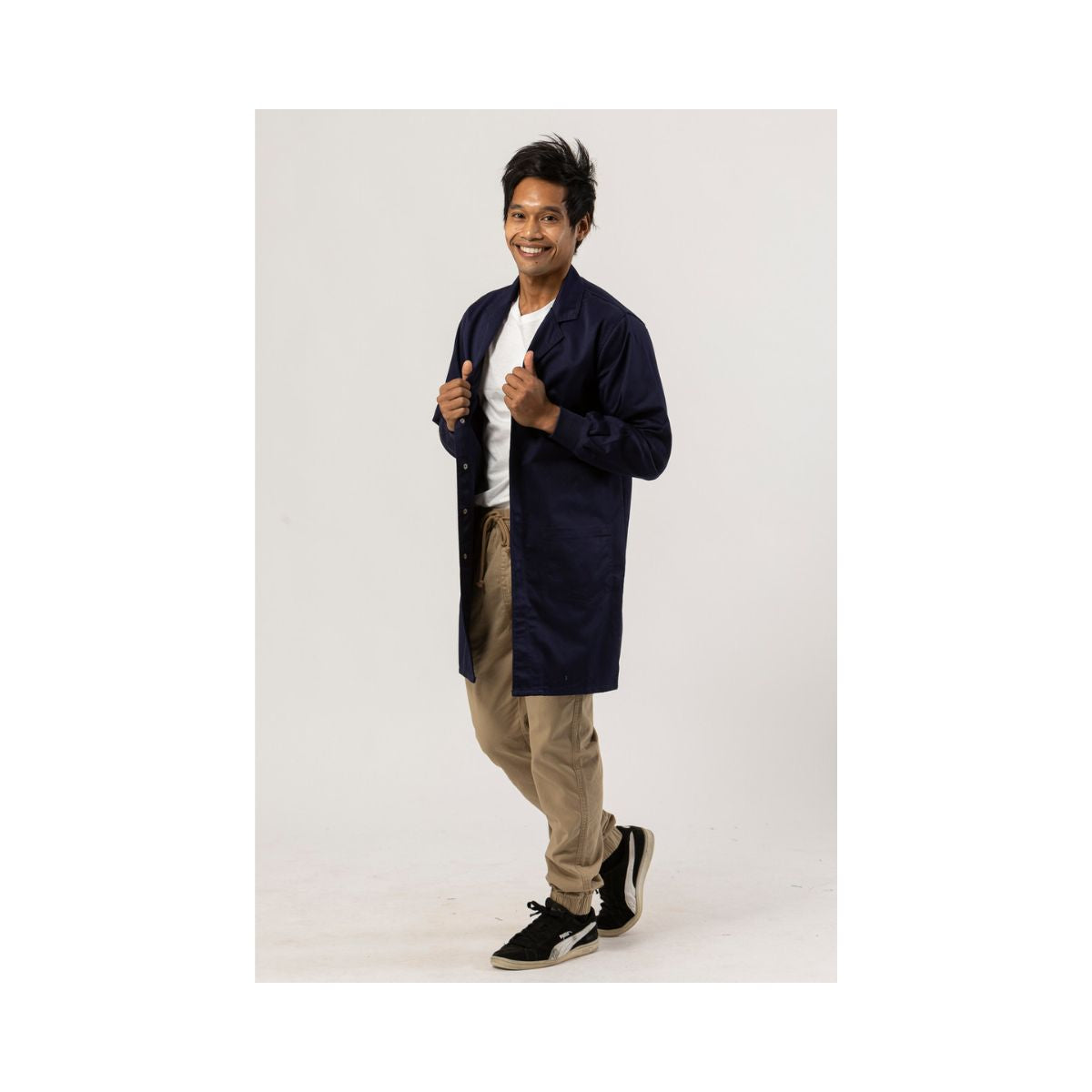 Source SBG Lab Coat Navy - Unisex