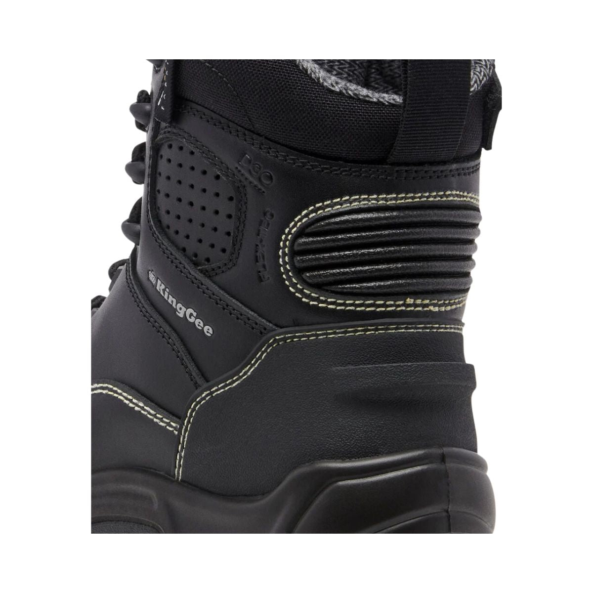 KingGee ONYX 6CZ Composite Toe Work Boot - Black K28000