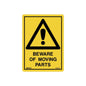 Safety Warning Sign - Beware Of Moving Parts (Each)