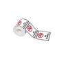 No Smoking Labels 75 x 75mm (Roll of 250)