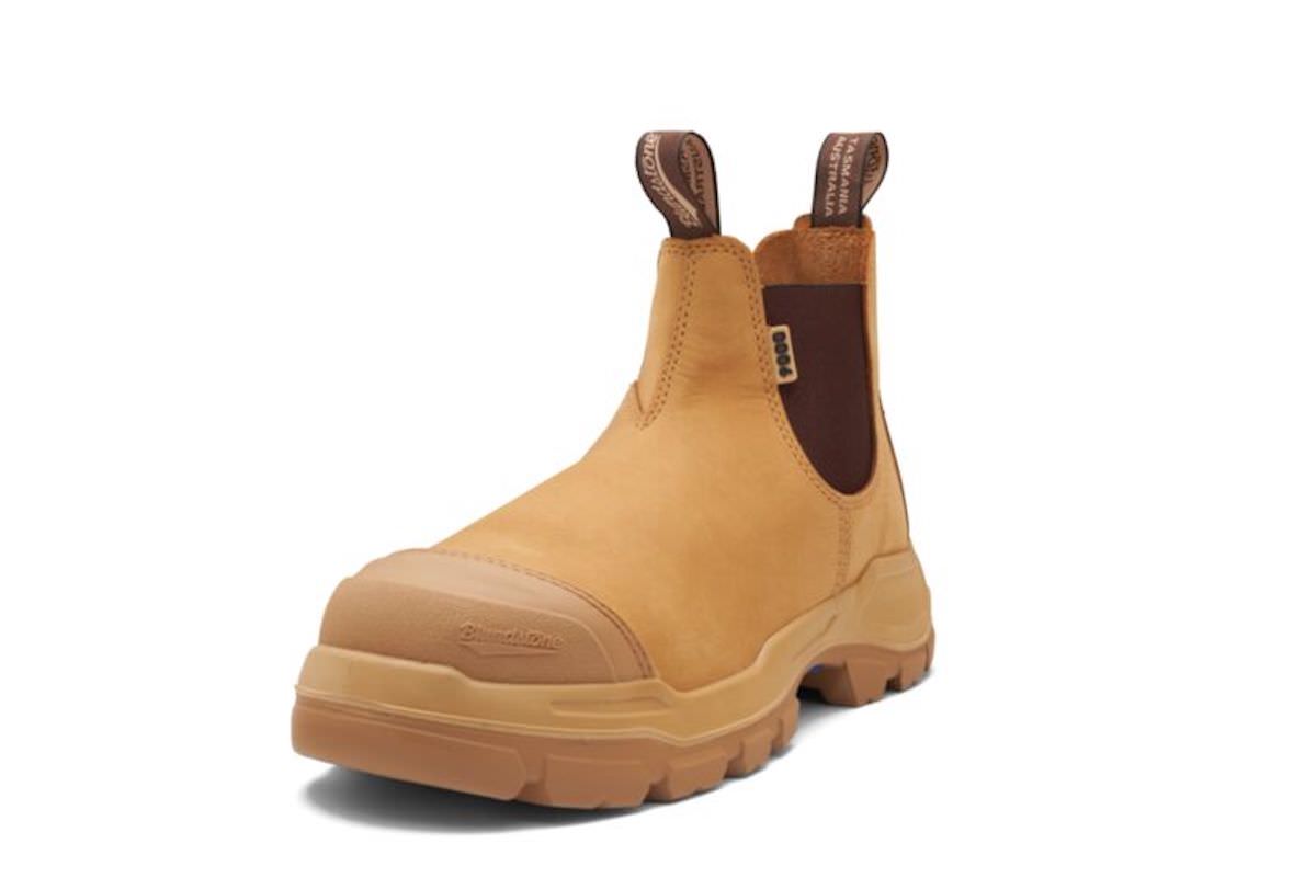 Blundstone Unisex Rotoflex Elastic Side - Slip on Safety Boots - Wheat #9000