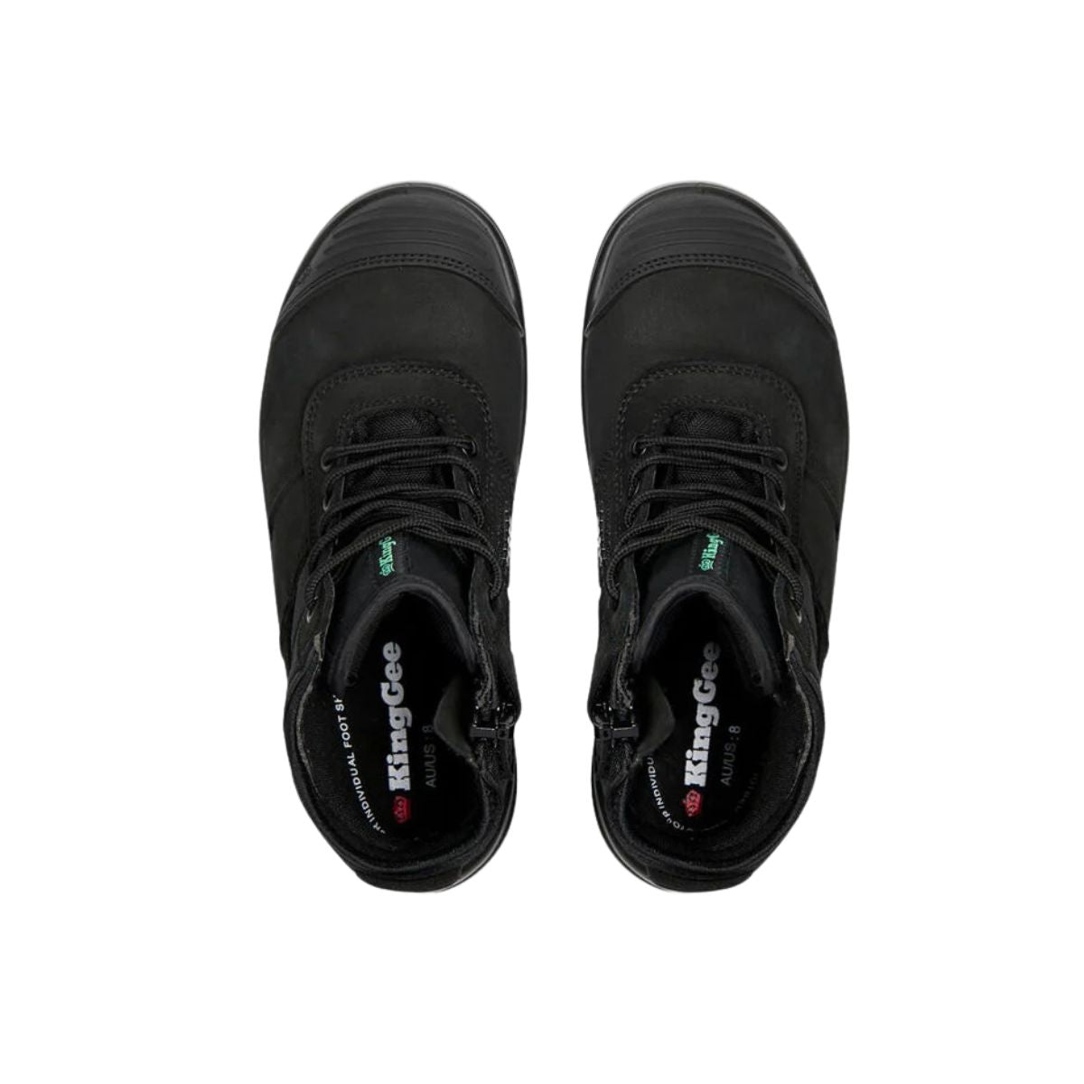 KingGee Women’s Zip/Lace Steel Cap 5" Work Boots