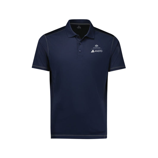 ANSTO Men's Dart Short Sleeve Polo AN-P419MSNANA