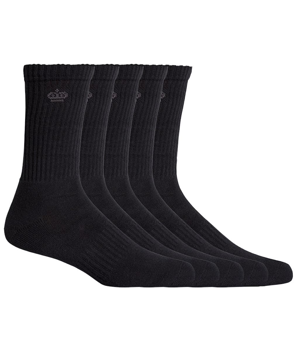 KingGee Men's Crew Cotton Work Sock K09035 (Pack of 5)