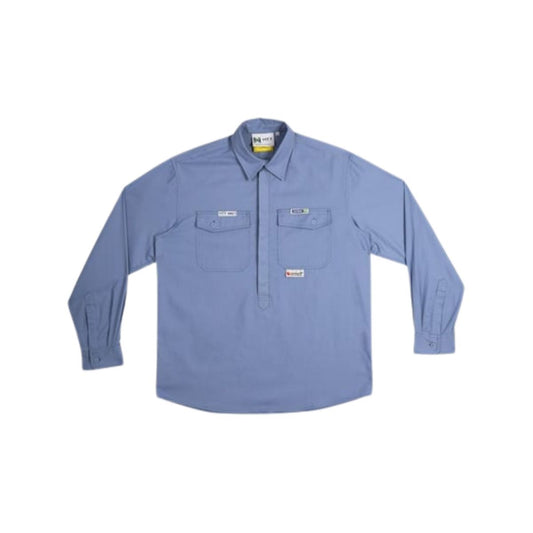 Men's Shirt FR HRC1 (ATPV6.8) Chambray Blue – Inherent Fabric D-HTTM1370