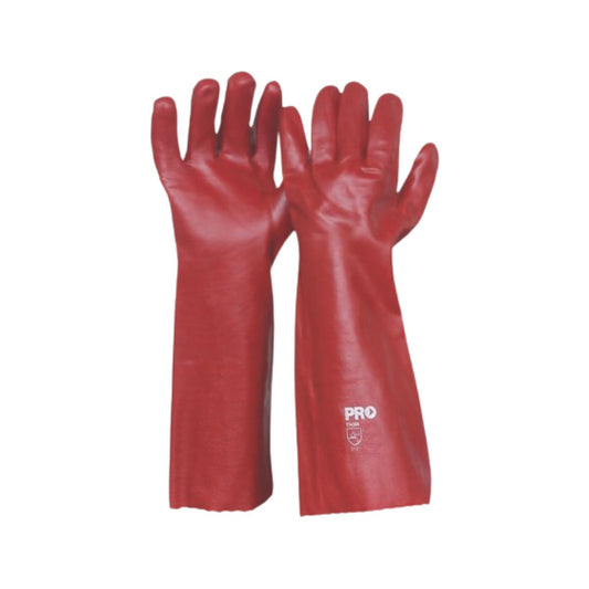 ProChoice 45cm Red PVC Gloves PVC45 (Pack of 12)