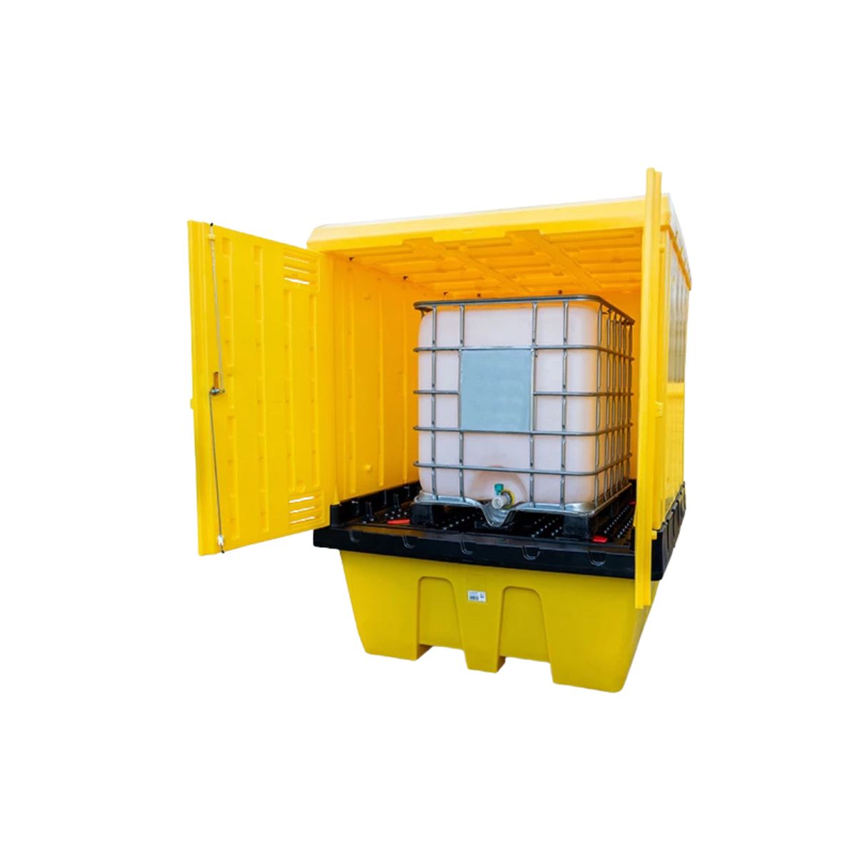 Hard Cover IBC Spill Pallet - Complete unit with hard Cover