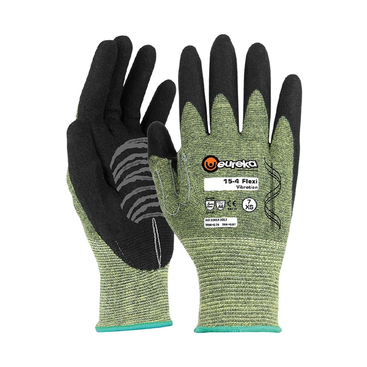 G-TEK® Eureka 15-4 Flexi Vibe Anti Vibration Palm Cut D Liner E15-4VRCUT (Pair)