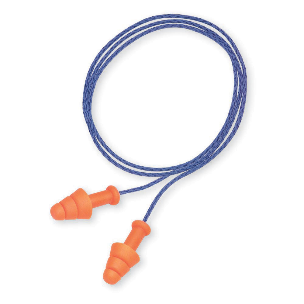 Honeywell Howard Leight SmartFit Tapered TPE Corded Earplugs (Box of 50 Pairs)