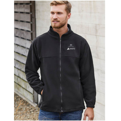 ANSTO Men's Plain Fleece Jacket AN-PF630BK