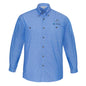 ANSTO Men's Chambray Long Sleeve Shirt AN-SH112CB