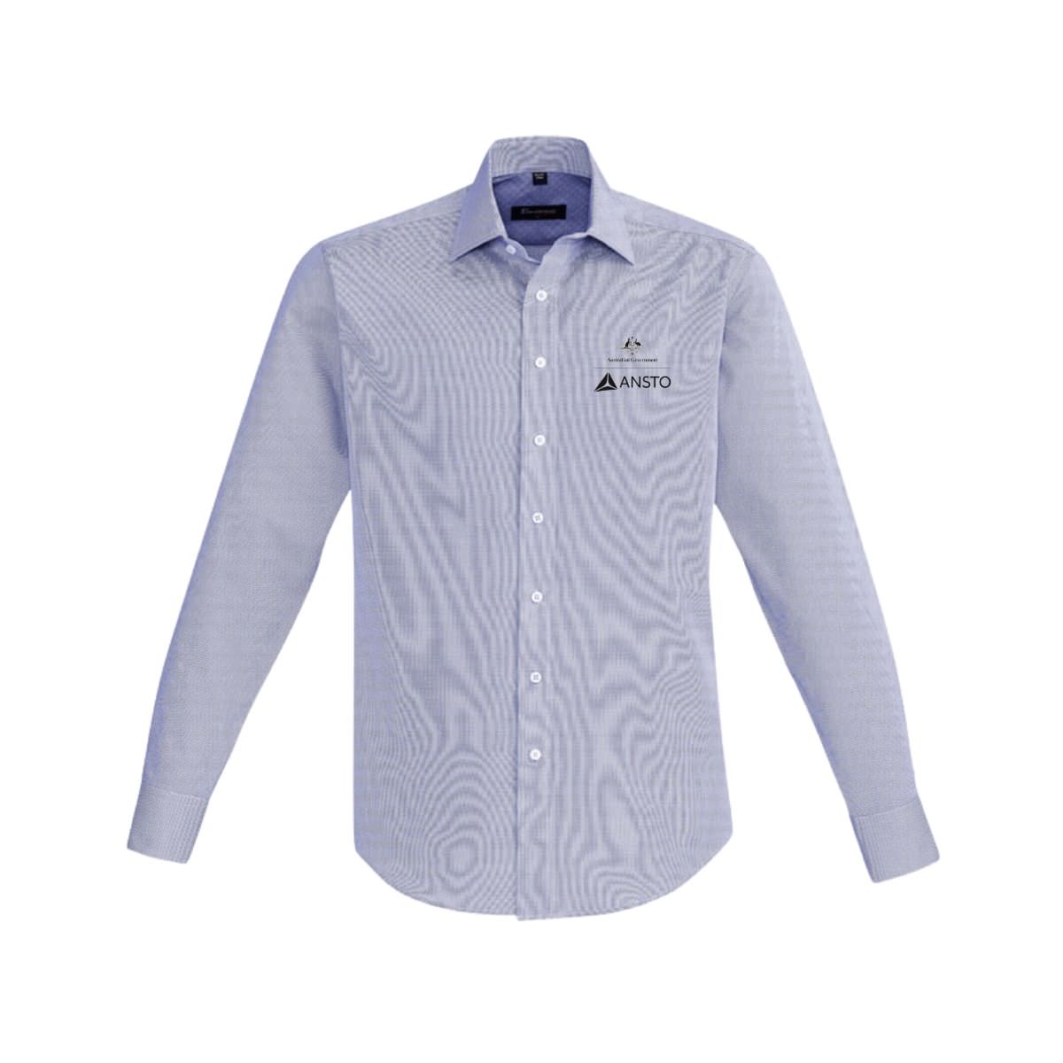 ANSTO Men's Hudson Long Sleeve Shirt AN-40320PTBL