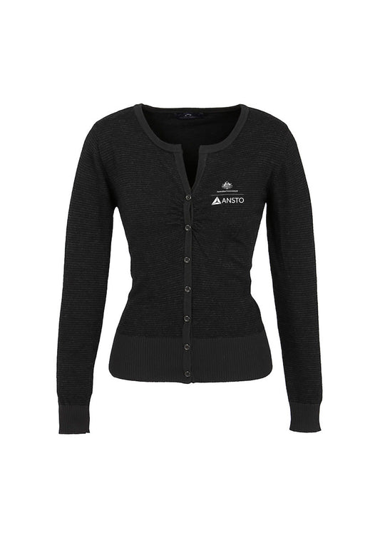 ANSTO Women's Origin Merino Cardigan AN-LC131LLBK