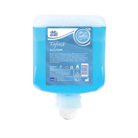 Refresh® Azure FOAM Lightly Fragranced Gentle Foam Hand Wash 1 Litre AZU1L (Box Of 6)