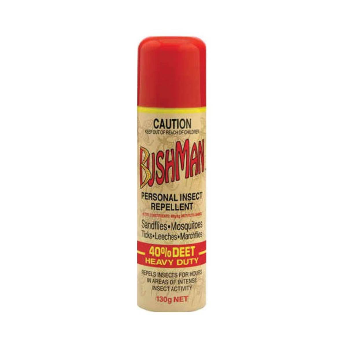 Bushman 130 Gram Insect Repellant with 40% Deets (Box of 12)