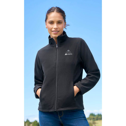 ANSTO Women's Plain Fleece Jacket AN-PF631BK
